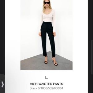 Viral Zara high waisted pants